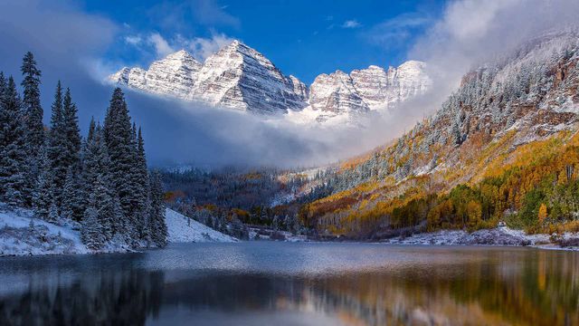 Los Maroon Bells, en Aspen, Colorado