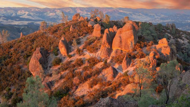 High Peaks Trail in Pinnacles National Park, San Benito County, California