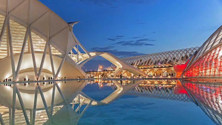 Stadt der Künste und der Wissenschaften, Valencia, Spanien