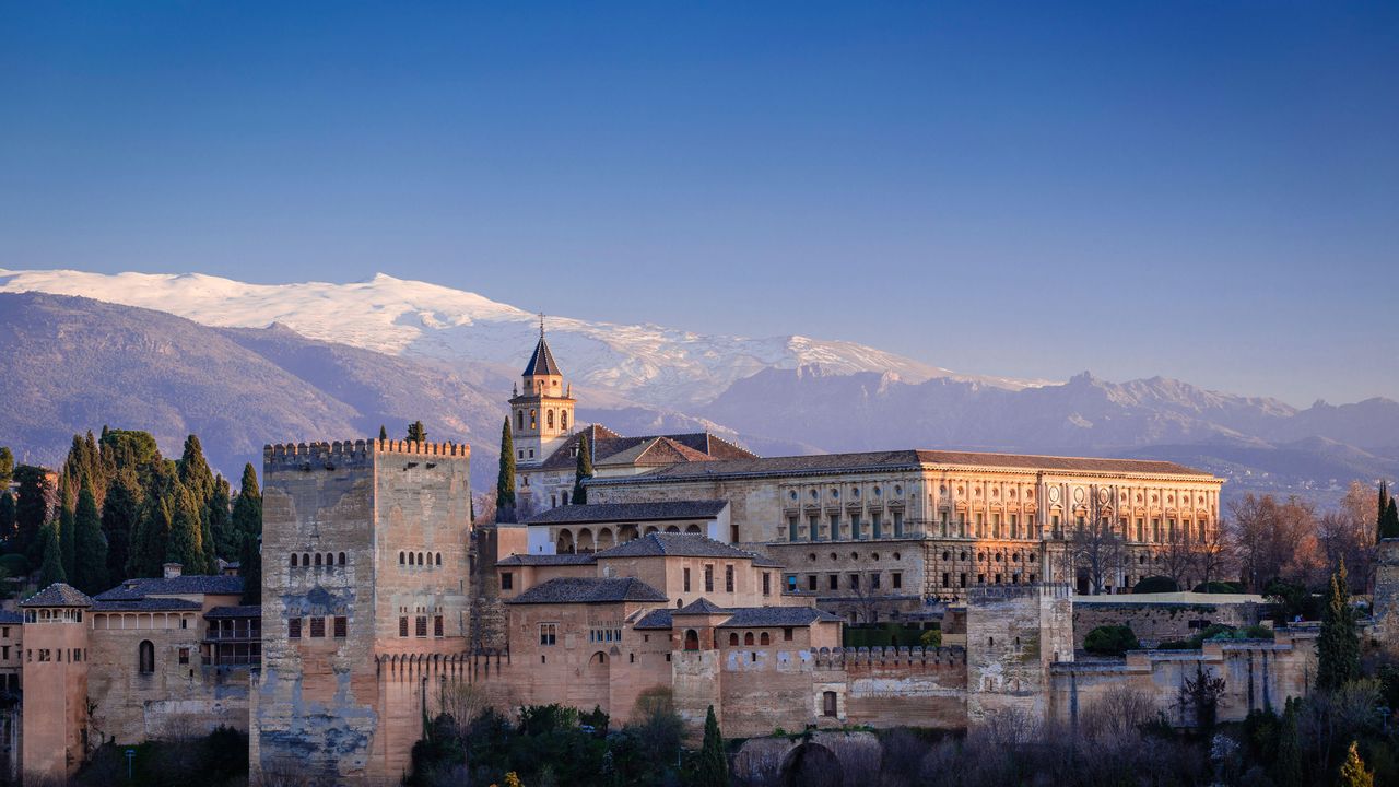 La Alhambra vista desde el Albaicín, Granada, Andalucía