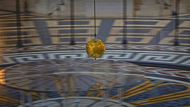 Foucault pendulum at the Panthéon in Paris, France