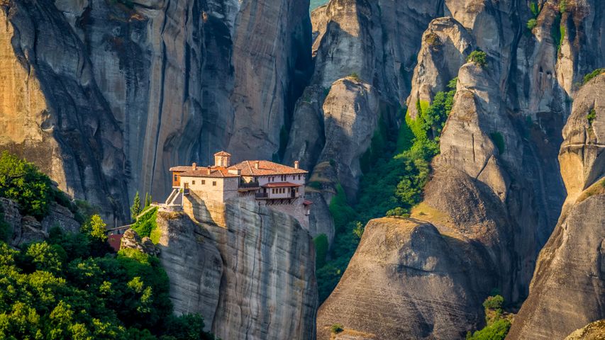 Kloster Rousanou, Meteora, Thessalien, Griechenland