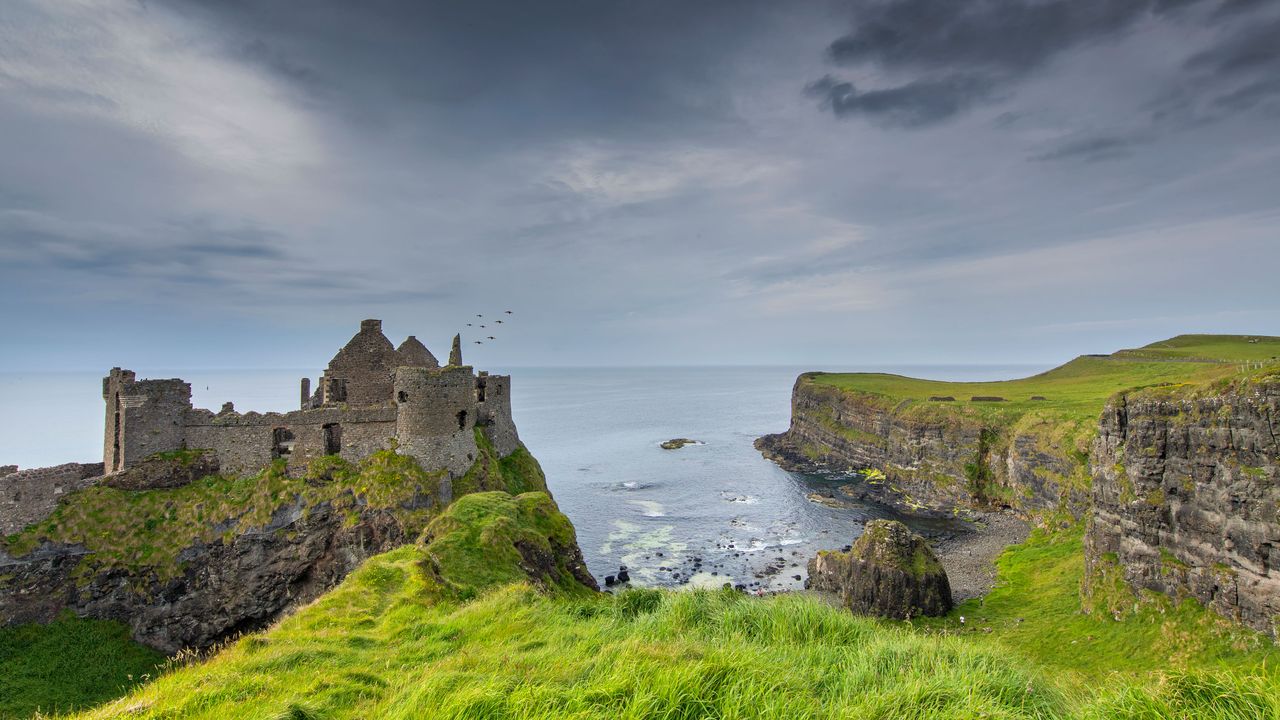 Dunluce Castle ruin, Northern Ireland