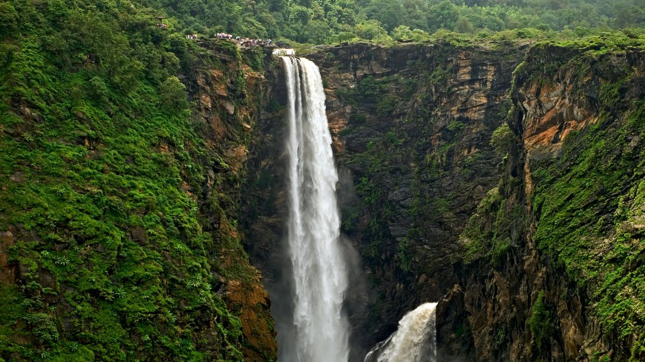 Jog Falls in Karnataka, India