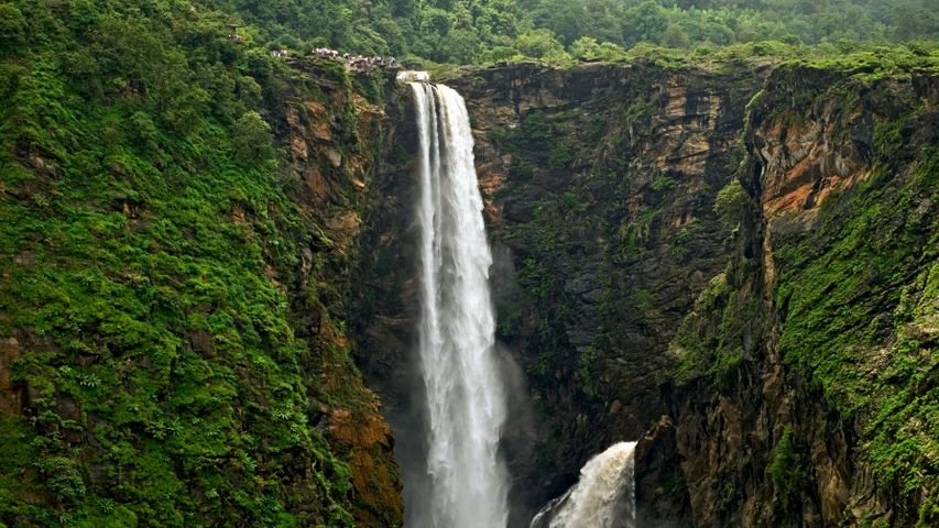 Jog Falls in Karnataka, India