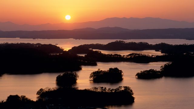 大高森から見た松島, 宮城 東松島市