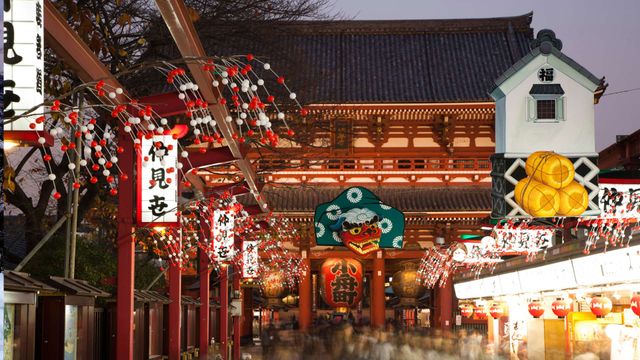 「浅草仲見世通り」東京, 浅草