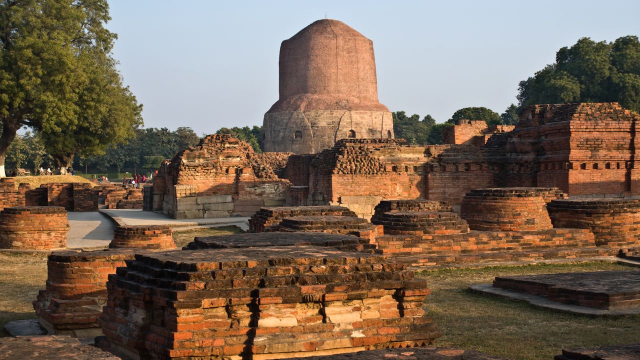 Dhamek Stupa, Sarnath, Varanasi, Uttar Pradesh