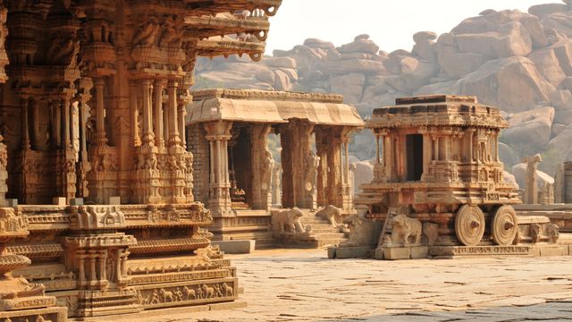 The Stone Chariot, Hampi, Karnataka