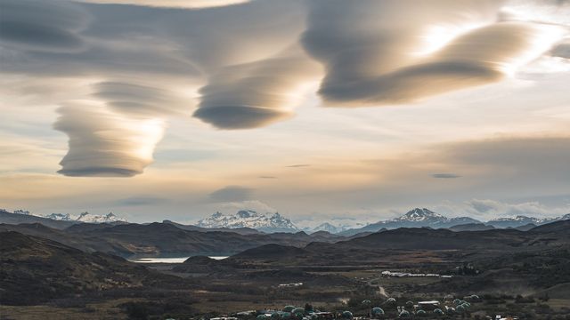 Lenticular clouds, Patagonia