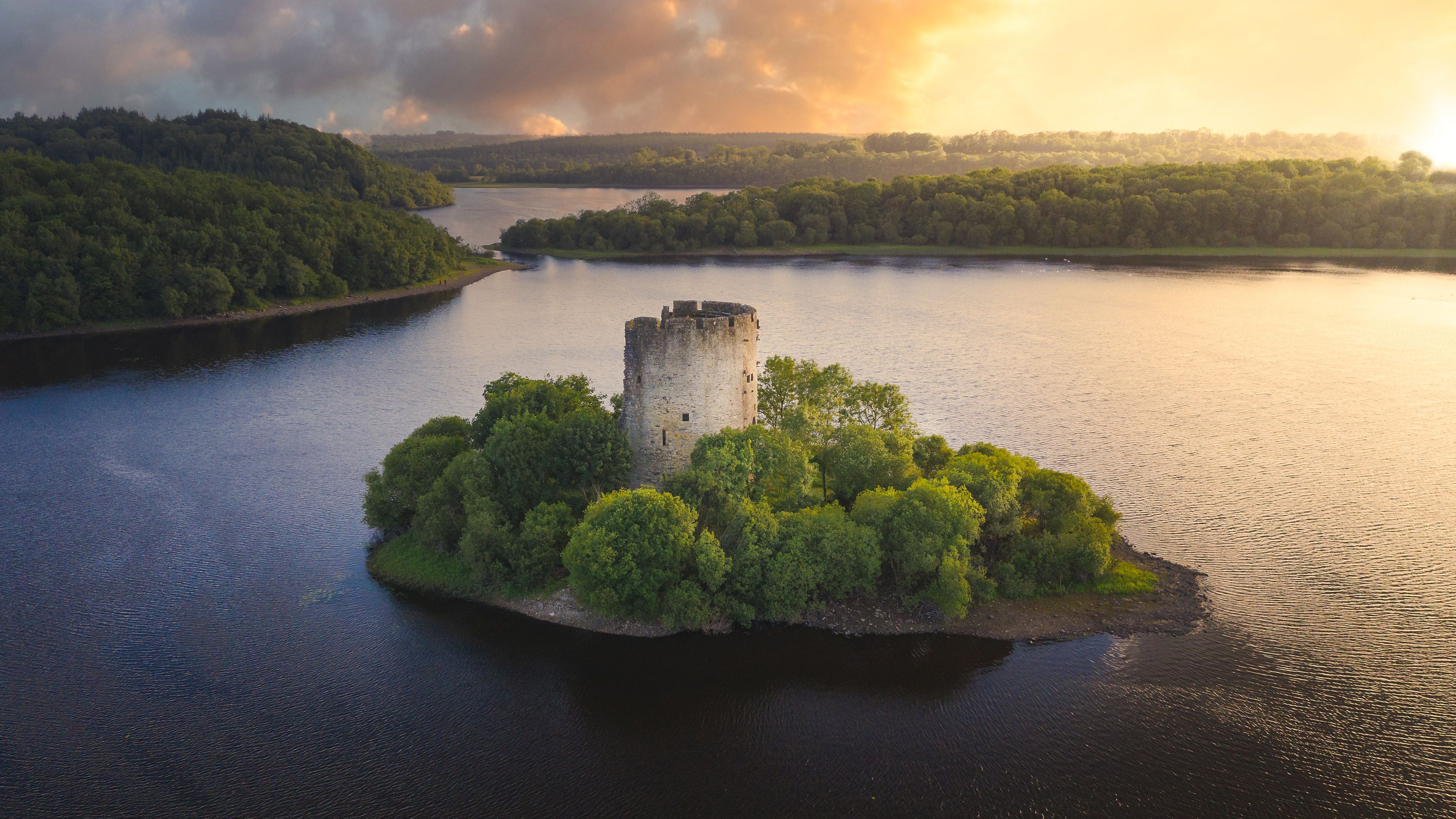 Cloughoughter Castle In Lough Oughter, County Cavan, Ireland - Bing Gallery