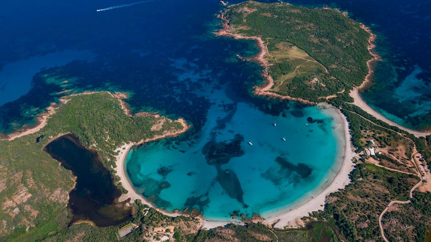 Plage de Rondinara et sa réserve naturelle, Bonifacio, Corse