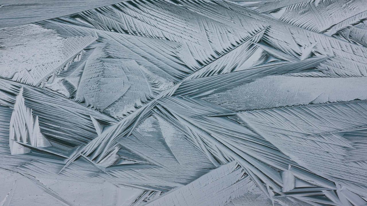 Ice crystals, Japser National Park, Alberta