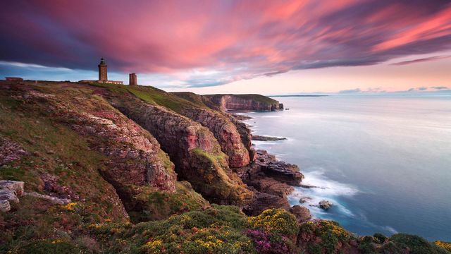 Phare du Cap Fréhel sur la Côte d’Émeraude, Bretagne, France