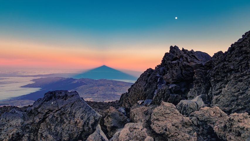 Atardecer en el Parque Nacional del Teide, Santa Cruz de Tenerife, España