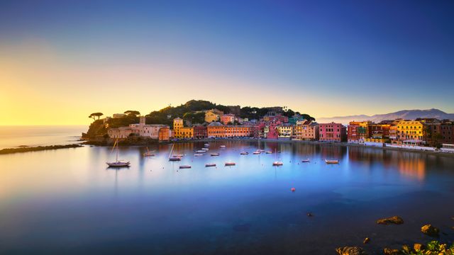 Baia del Silenzio in Sestri Levante, Liguria, Italy