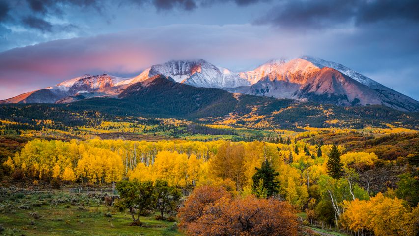 Mount Sopris, Colorado, USA