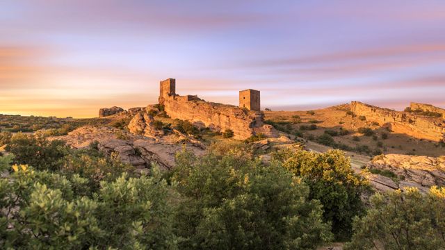 Burg Zafra, Provinz Guadalajara, Spanien