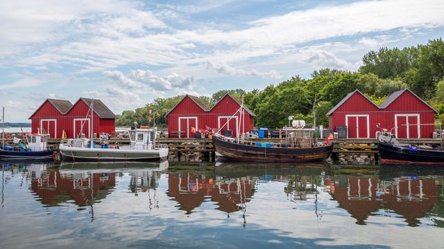 Boote im Fischereihafen, Boltenhagen, Mecklenburg-Vorpommern