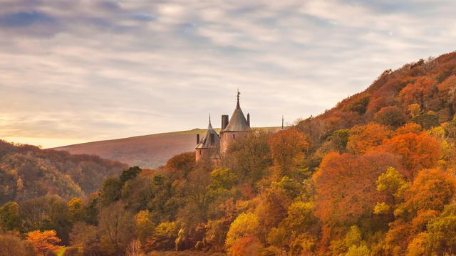 Castell Coch, Tongwynlais, Cardiff, Wales, United Kingdom, Europe