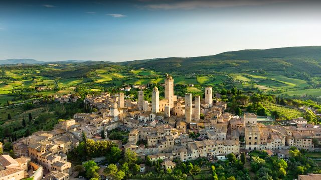 トスカーナ風景 サン・ジミニャーノ, イタリア トスカーナ州 - Bing Gallery