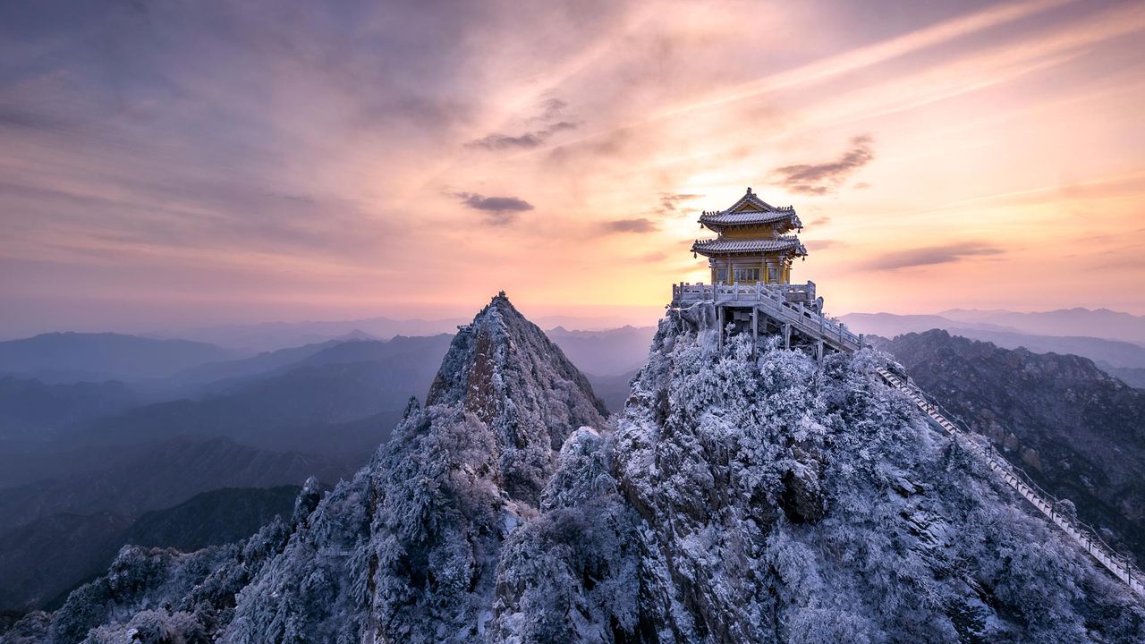 仁清写　海老　嵩山　O12 Laojunshan Glass Viewing Platform - HighestBridges.com