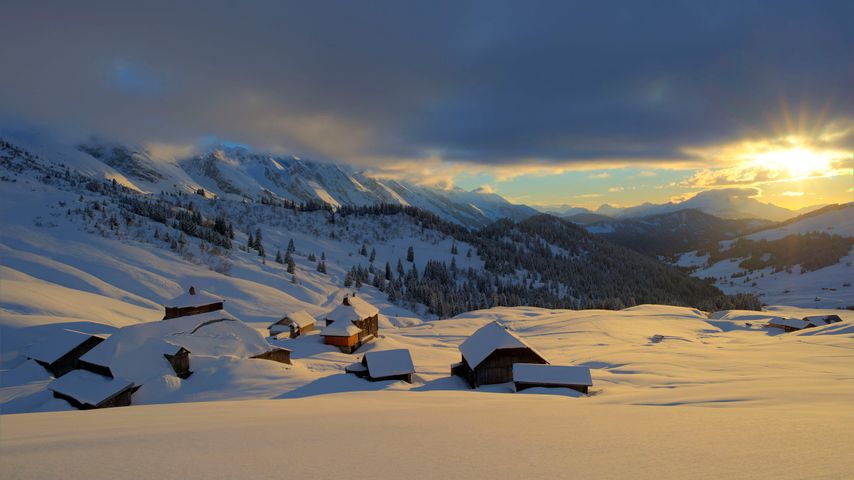 Le Grand-Bornand, Massif des Aravis, Haute-Savoie