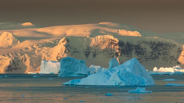 Icebergs, Antarctica