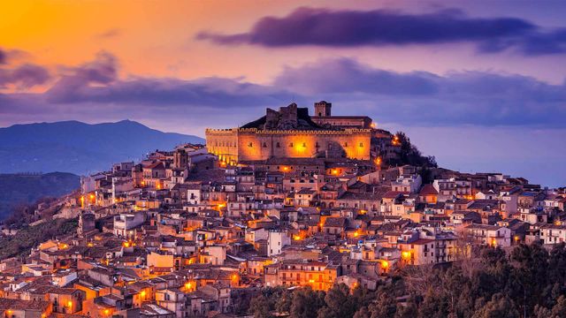 Montalbano Elicona, Messina, Sizilien, Italien