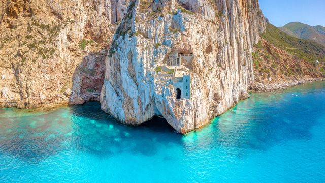 Porto Flavia, Sulcis-Iglesiente, Sardaigne, Italie