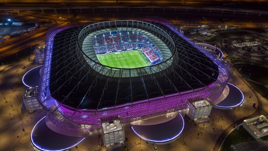 Ahmad Bin Ali Stadium in Doha, Katar