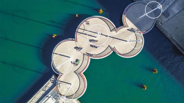 The Circle Bridge in Copenhagen, Denmark