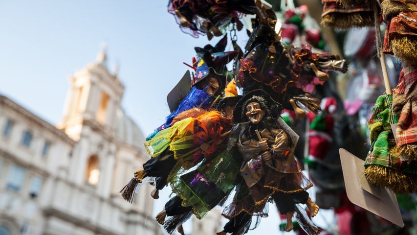 Artigianato natalizio a Piazza Navona, Roma