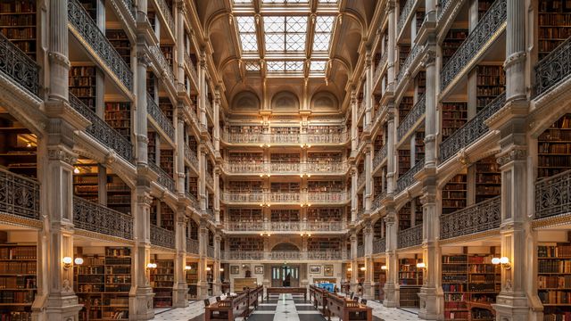 George Peabody Library, Baltimore, Maryland