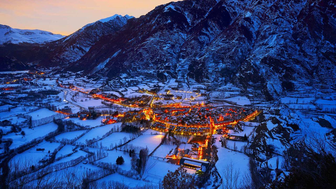 Le village de Benasque, Huesca, Espagne
