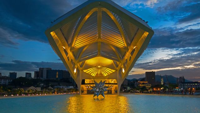 El Museo del Mañana en Río de Janeiro, Brasil