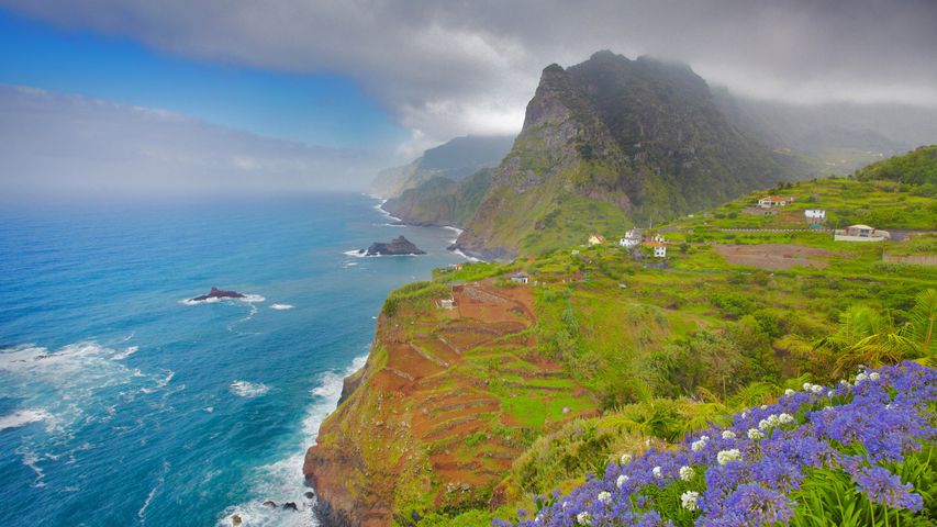 Coast near Ponta Delgada, Madeira, Portugal