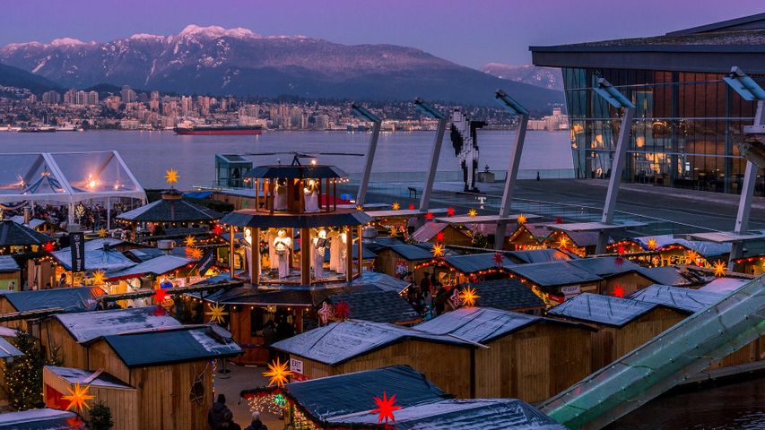 Vancouver Christmas Market, Jack Poole Plaza, Vancouver
