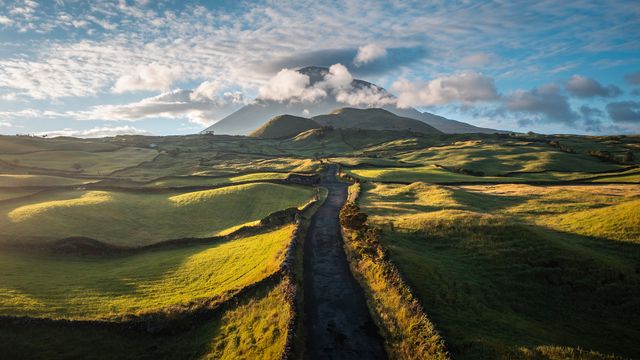 Road to Mount Pico, Portugal