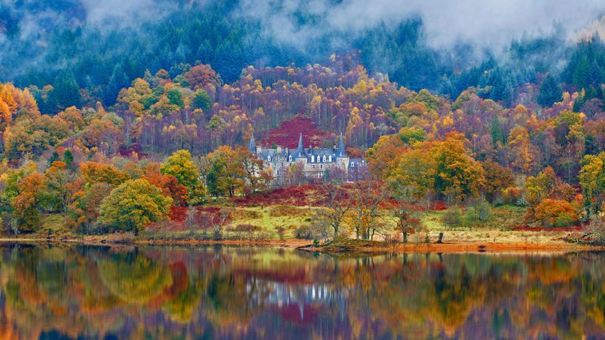 阿赫雷湖畔的泰莫特罗萨克斯城堡酒店，苏格兰