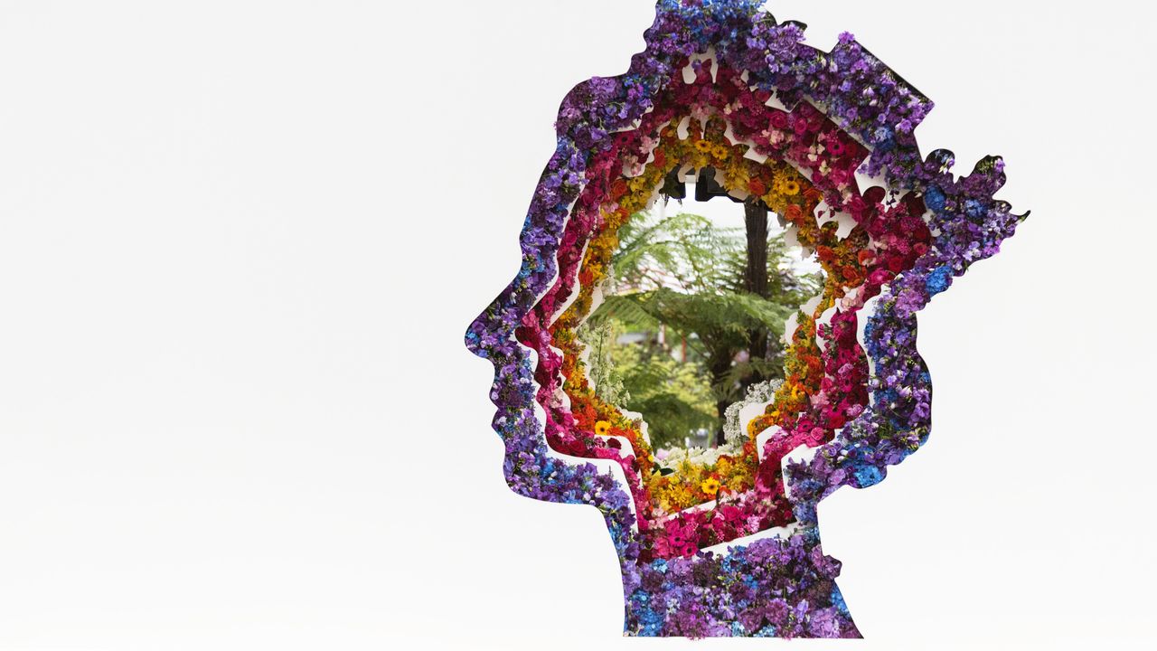 Floral display in honour of HM Queen Elizabeth II