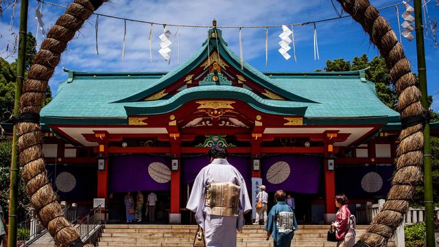 ｢日枝神社の茅の輪｣東京, 永田町