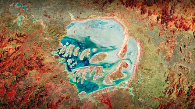 The Acraman crater, Australia