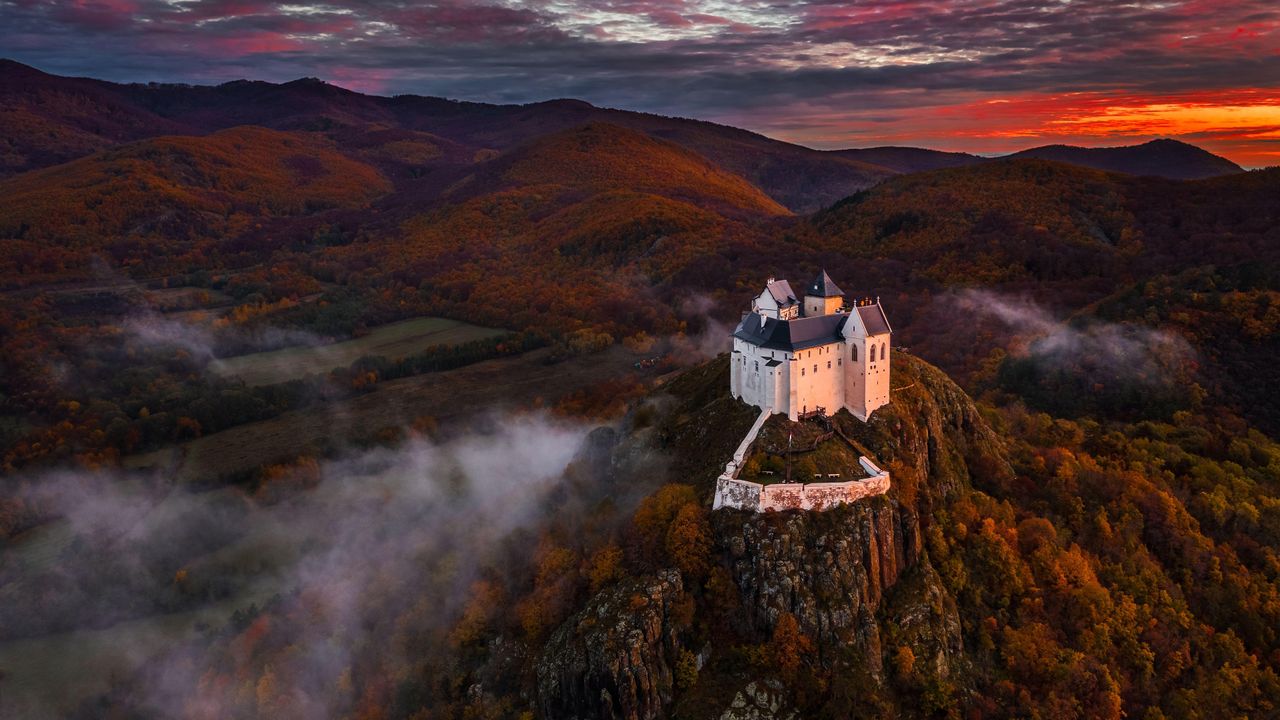 Füzér Castle in the Zemplén Mountains, Hungary