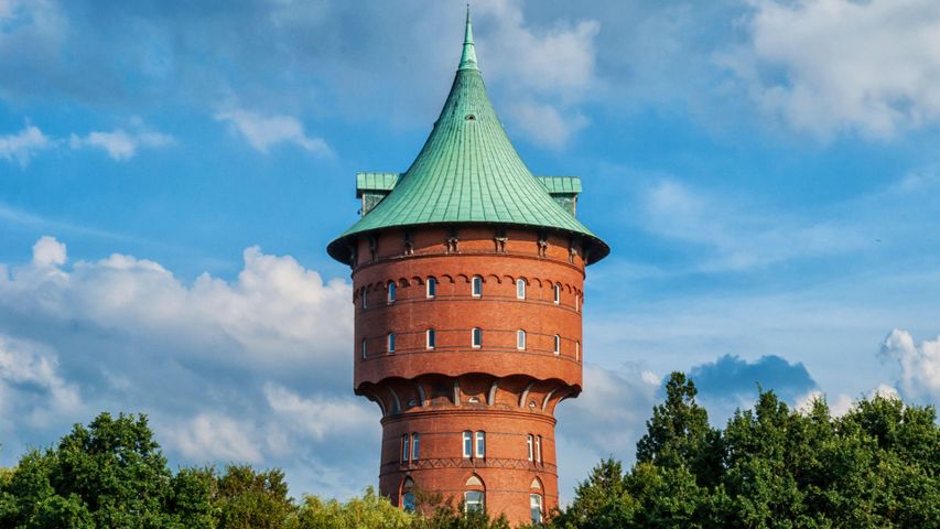 Torre de água em Cuxhaven, Alemanha
