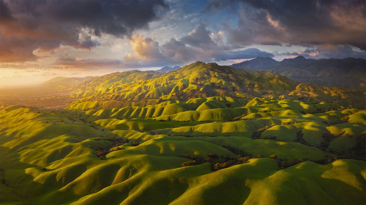 Foothills of the Diablo Range in the East Bay region of Northern California