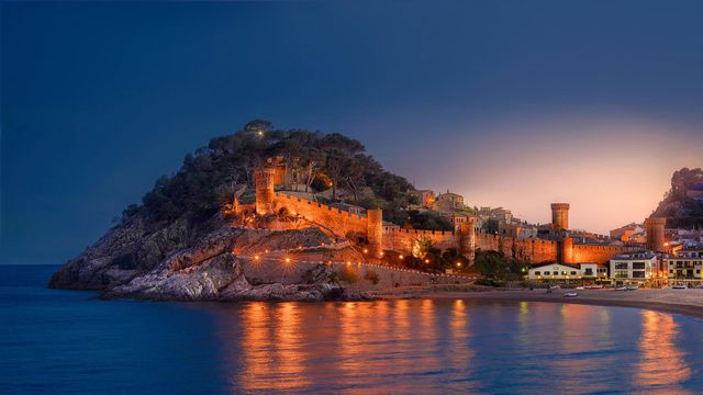 Tossa de mar, Catalogne, Espagne