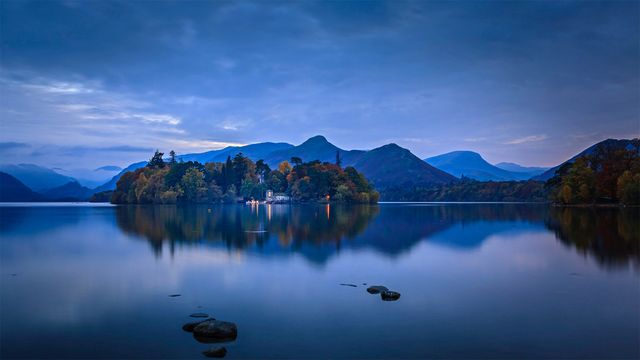 Derwentwater, en el Distrito de Los Lagos, Cumbria, Reino Unido