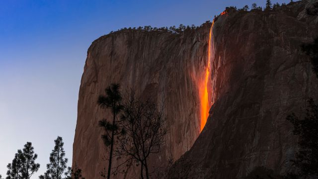 Horsetail Fall, Yosemite National Park, California, United States