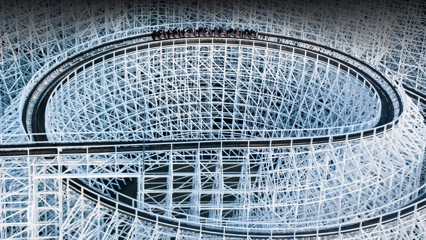 Roller coaster in Nagashima Spa Land, Mie prefecture, Japan - Bing Gallery